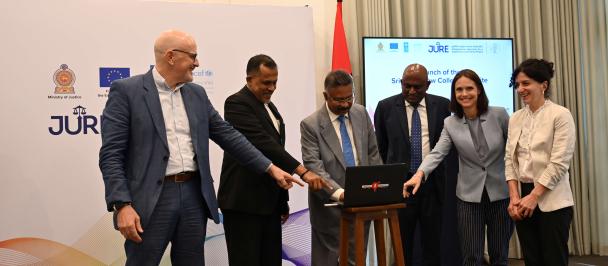 Official launch of the website at the Law College Auditorium