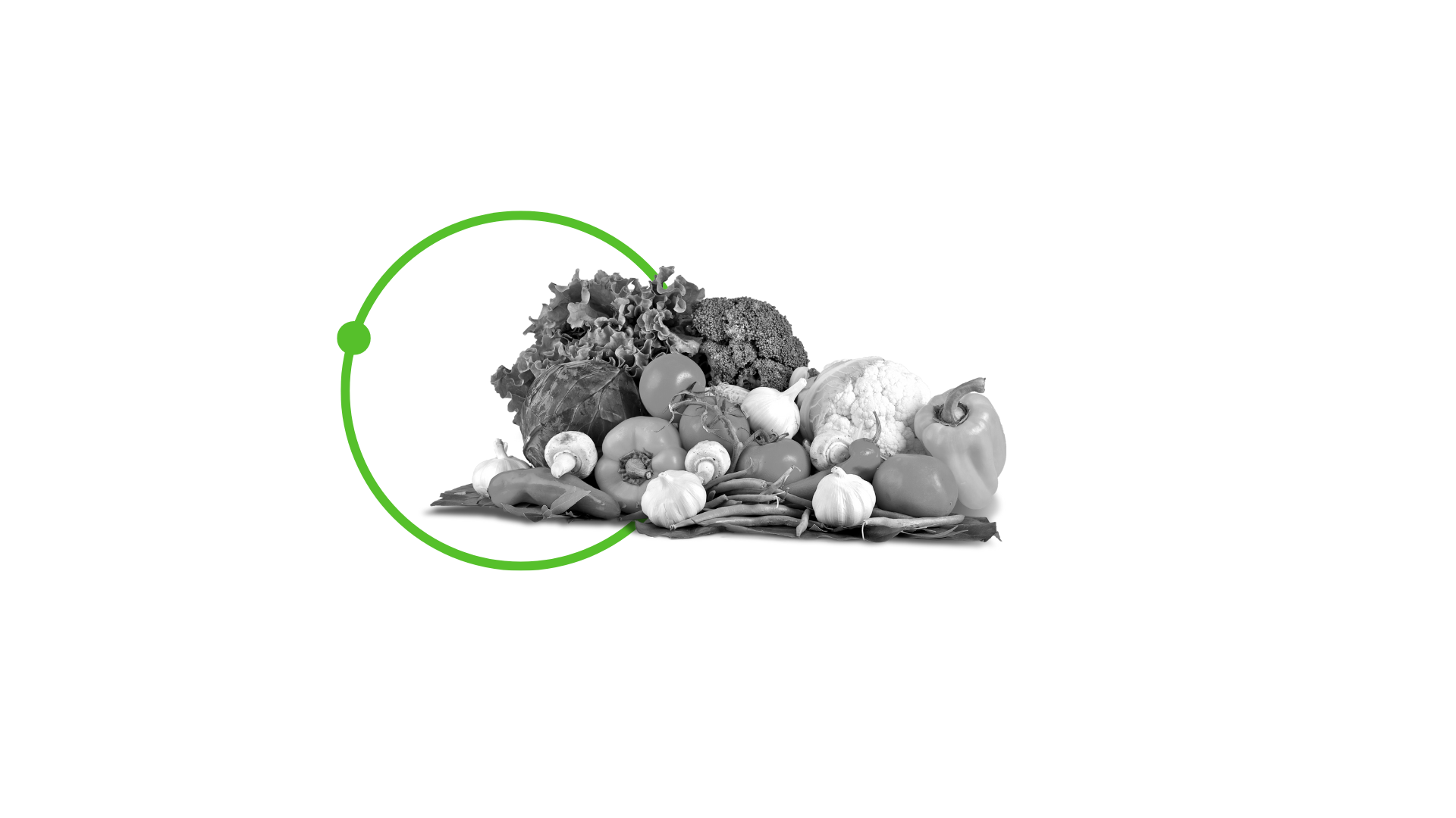 UNDP Graphic showing a pile of fruits and vegetables